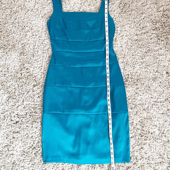 AB Studio Blue Y2K Bodycon Dress Size 2 - Picture 6 of 6